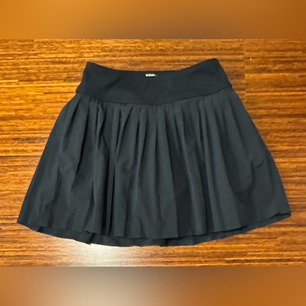 Abercrombie YPB Your Personal Best athletic tennis skirt skort size 7/8 black
